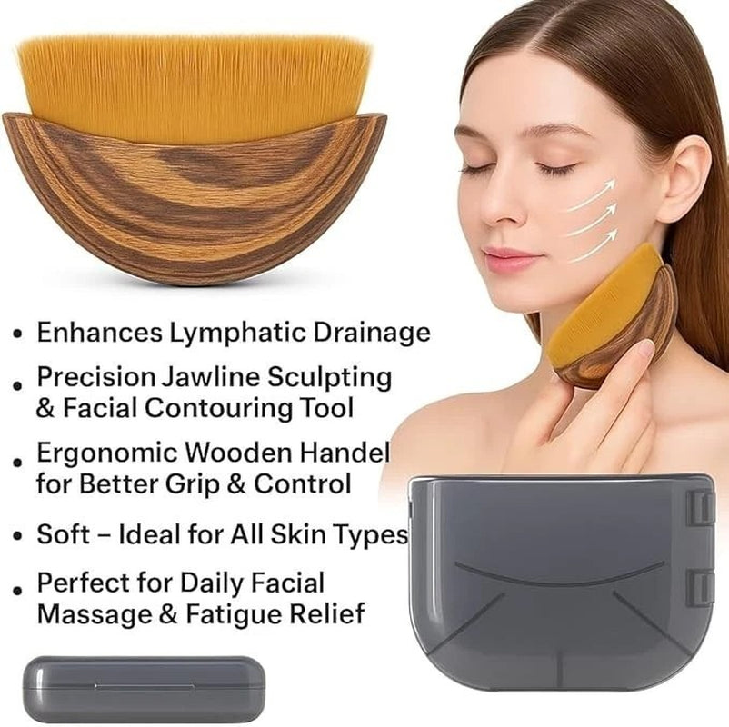 New Lymphatic Contour Face Brush, Lymphatic Drainage Massager by Glowiex