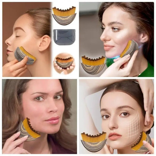 New Lymphatic Contour Face Brush, Lymphatic Drainage Massager by Glowiex