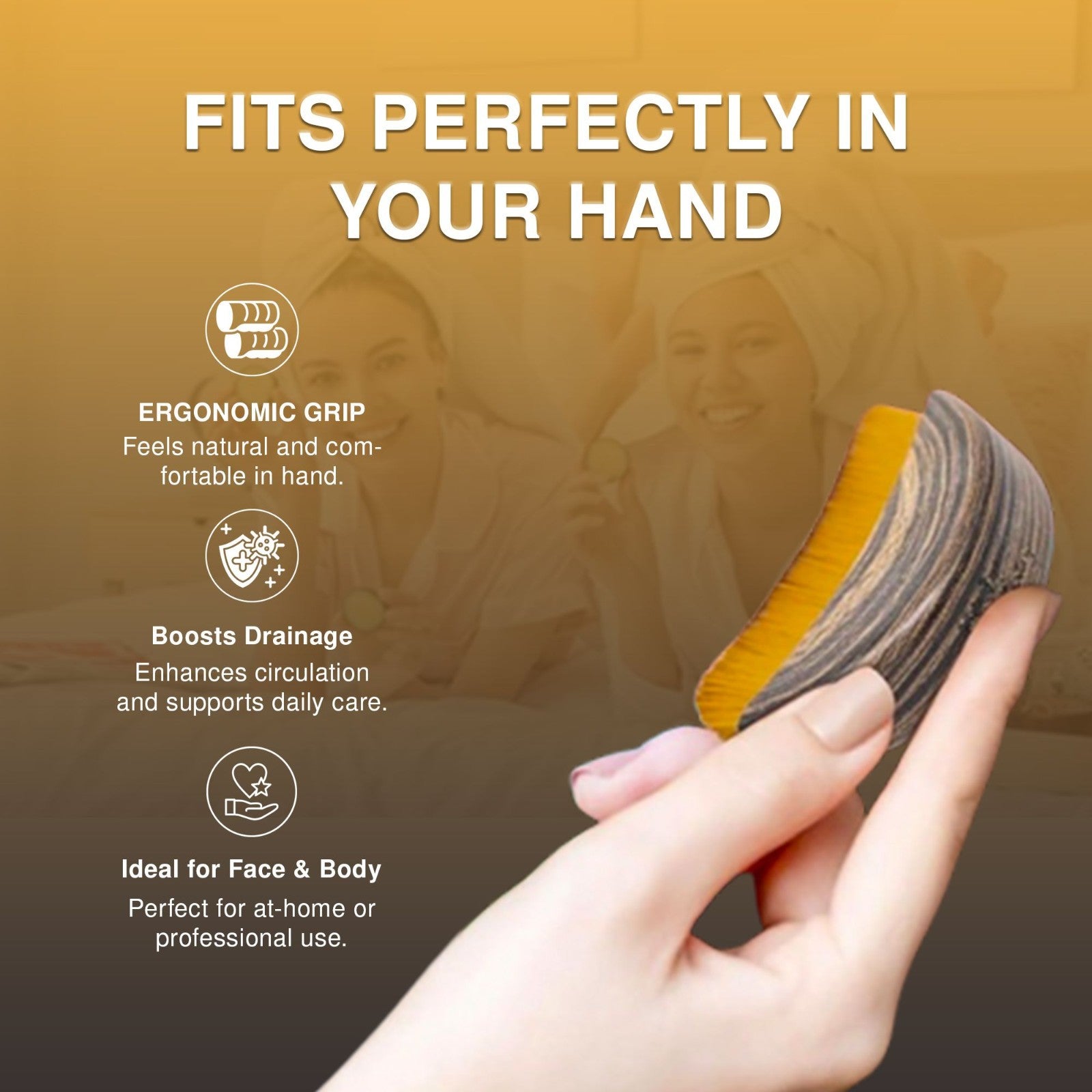 New Lymphatic Contour Face Brush, Lymphatic Drainage Massager by Glowiex